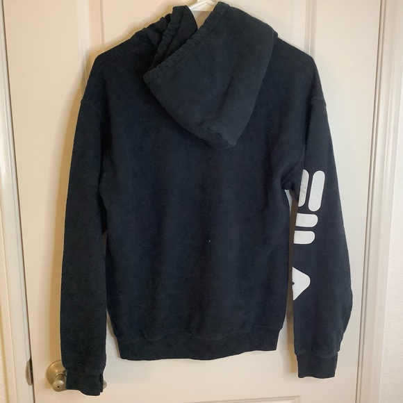 Fila Lucy Hoodie, Black Color, Size Medium - Picture 8 of 11
